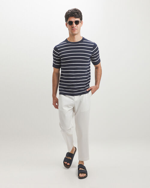 Playera Azul Rayas