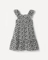 Vestido Estampado Rayas,CRUDO