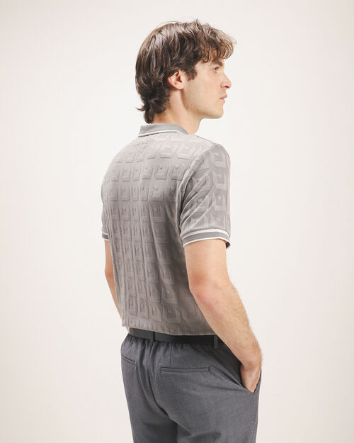 Playera Polo Gris