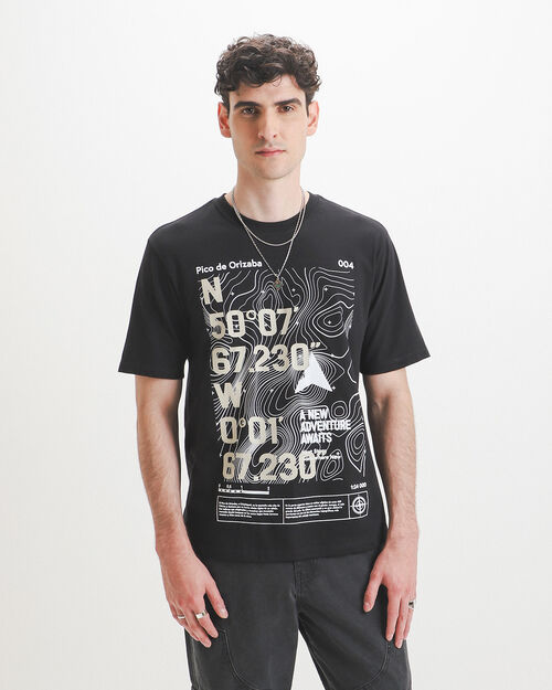Playera Negra Regular