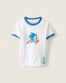 Playera Dise&ntilde;o Sonic,BLANCO