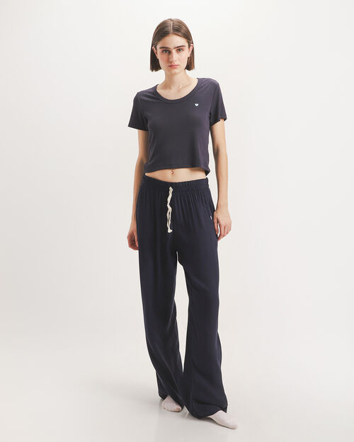 Pantal&oacute;n De Pijama Azul