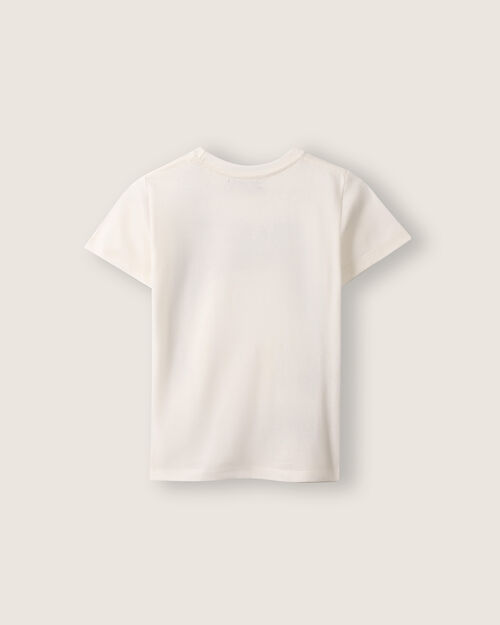 Playera Blanca Estampada