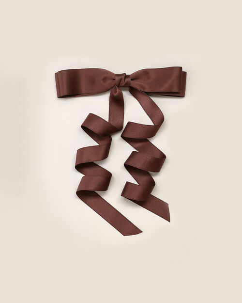 Moño Café Para Cabello