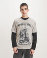 Playera Estampada Jack,GRIS PERLA