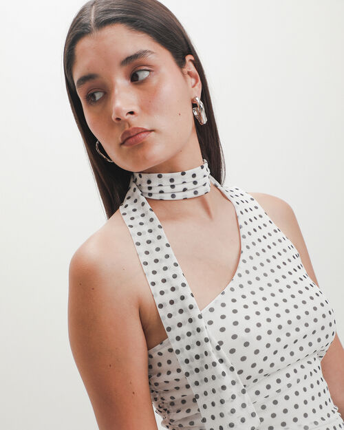 Top Estampado Lunares