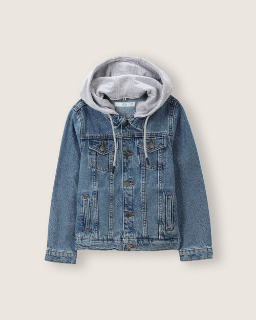 Chamarra Hoodie Azul