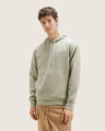 Sudadera Negra Con Hoodie,VERDE EMPOLVADO