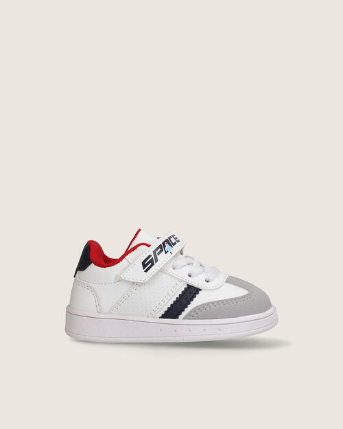 Tenis Blanco Contraste