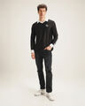 Jeans Fit Slim Gris,NEGRO