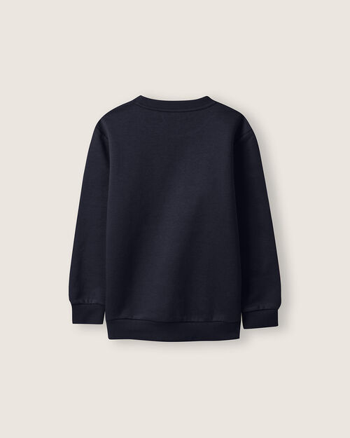 Sudadera Azul Estampada