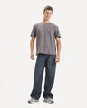 Jeans Baggy Azul Marino,AZUL MARINO