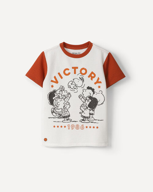 Playera Naranja Peanuts