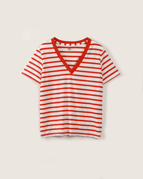 Playera Roja Manga Corta