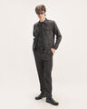 Pantalón Fit Regular,NEGRO