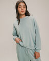 Sudadera Relaxed Verde,VERDE MENTA CLARO