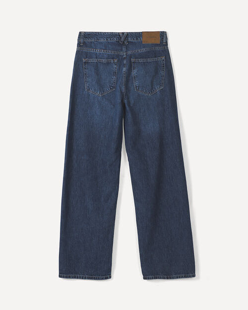 Jeans Straight Loose Marino