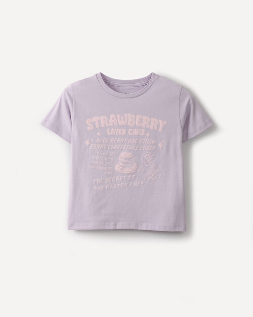 Playera Lila Con Dise&ntilde;o