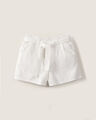 Short Blanco Volantes,BLANCO HUESO
