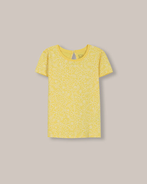 Playera Estampado Floral