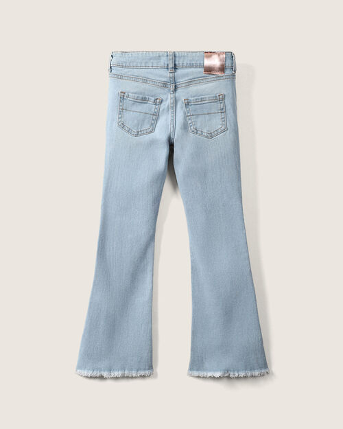 Jeans Fit Flare Desgastes