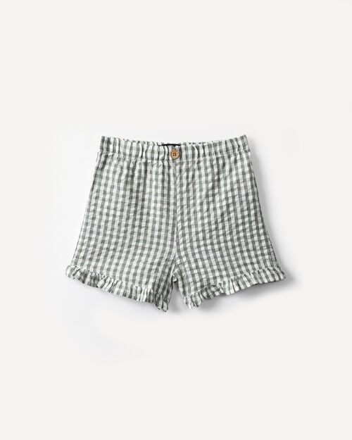 Short Verde Cuadros
