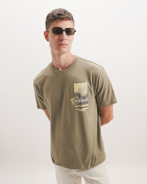 Playera Fit Regular Estampado