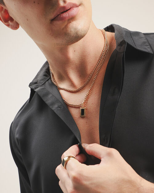 Set Collar Y Anillo Dorado