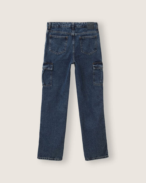 Jeans Cargo Azul