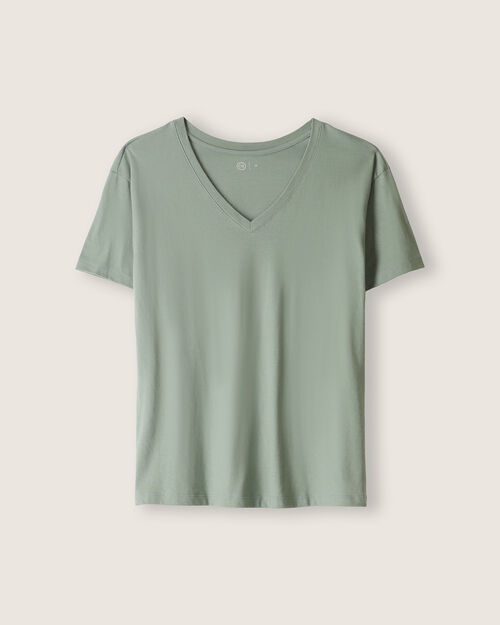 Playera Verde Fit Relaxed