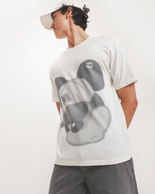 Playera Blanca Mickey Mouse