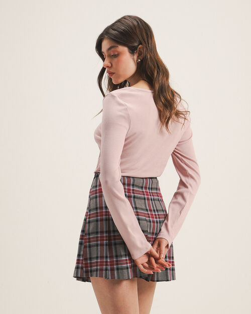 Crop Top Manga Larga