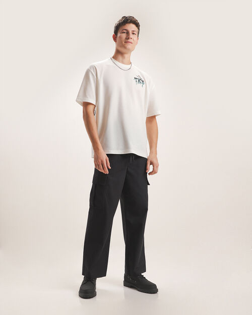 Pantal&oacute;n Negro Cargo