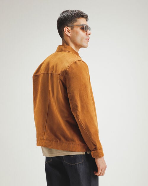 Chamarra Textura Gamuza