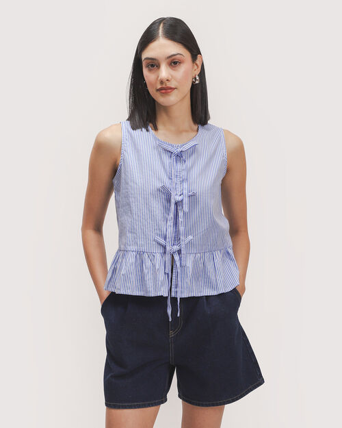 Blusa Estampado De Rayas