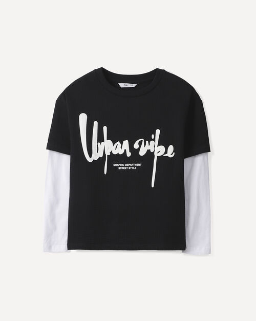 Playera Manga Larga Dise&ntilde;o