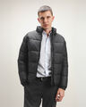 Chamarra Puffer Beige,NEGRO