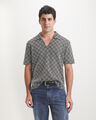 Polo Negra Relaxed,NEGRO