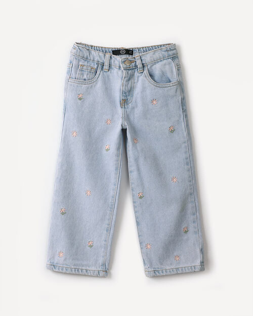 Jeans Wide Leg Flores