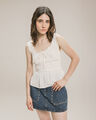 Blusa Peplum,CRUDO