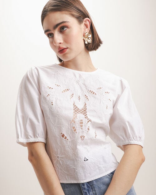 Blusa Tejido Eyelet