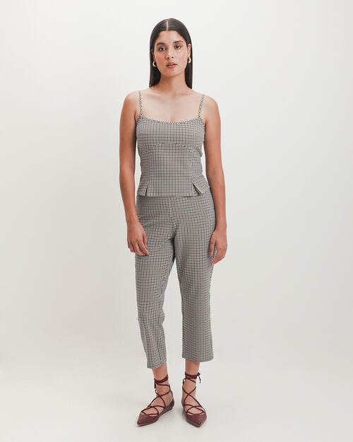 Pantal&oacute;n Caqui Cropped