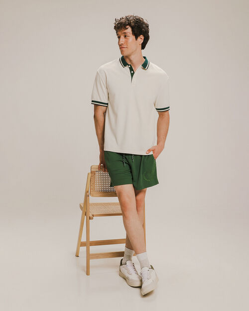 Short Verde Estampado