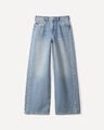 Jeans Wide Leg Estoperoles,AZUL EMPOLVADO