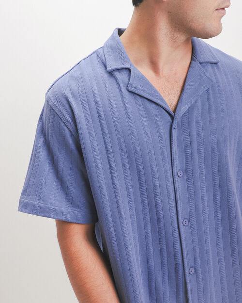 Camisa Relaxed Azul