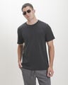 Playera Blanca Textura,NEGRO