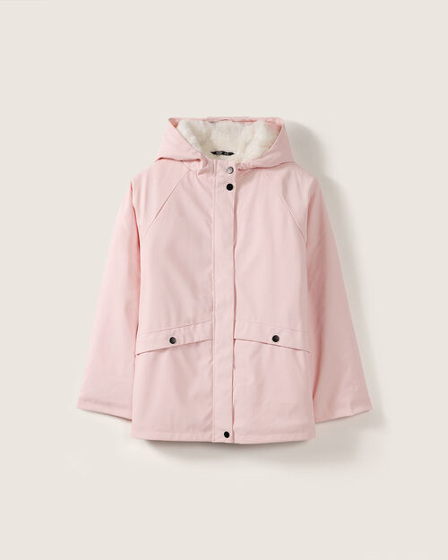Abrigo Hoodie Rosa