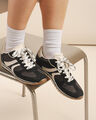 Tenis Retro Negro,NEGRO