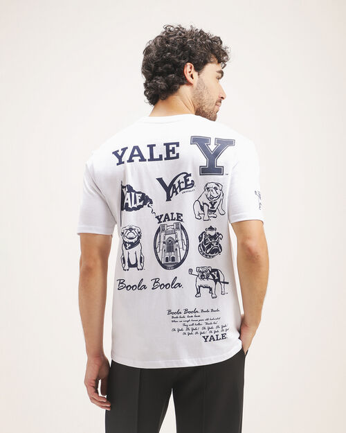 Playera Blanca Yale University