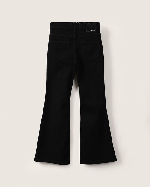 Jeans Fit Flare Negro